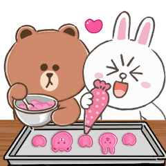 Brown and Cony Love Love