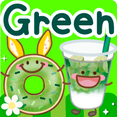 自然癒合的♥Green(綠色)問候貼圓2