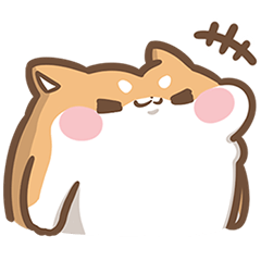 Sticker Day - Marshmallow Shiba