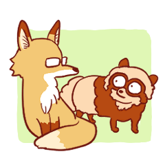 The Life of a Raccoon dog and a fox