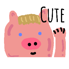 Hello cute piggy