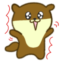 otter kyunnkawakunn Sticker