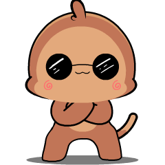 Little monkey (ID) : Animated