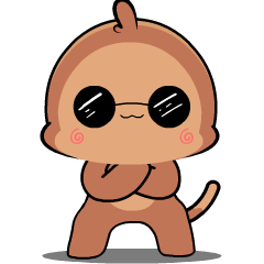 Little monkey (ENG) : Animated