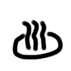 You can use it! Rough map symbol stamp