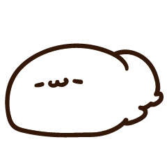 Excited little steamed bun  lazy to move