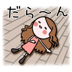 Girls' lethargy stickers