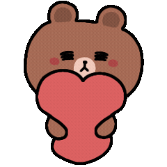 many hearts!brown and cony