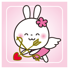 LOVE!! cute White Rabbit [Japanese]