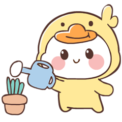 Chibi Duckling! (Big Sticker) #2