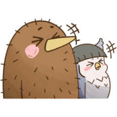 Kiwi and owl 04