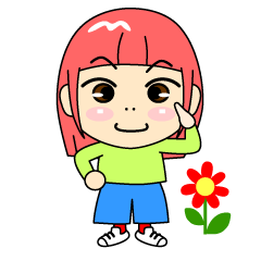 Tosa dialect girl's reply A sticker