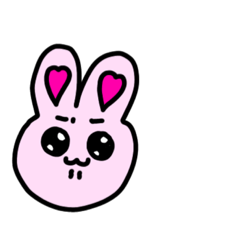 辛辣でキュートなうさぎ