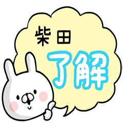 【柴田】専用名前ウサギ
