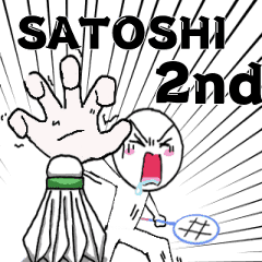 SATOSHI badminton 2nd