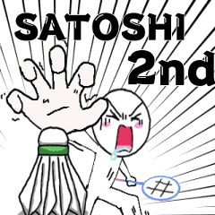 SATOSHI badminton 2nd