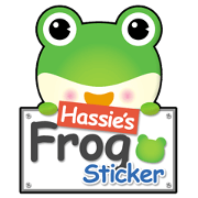 hassie's frog sticker