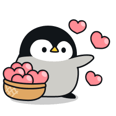 Baby of a gentle penguin(love ver.)