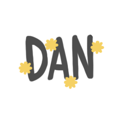 Stickers of DAN (serve with stickers)