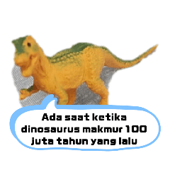 Dinosaur Cartoon Indonesian Comic