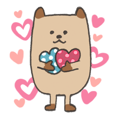 Choconne's heartful stickers