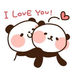 Lovely Panda Sticker