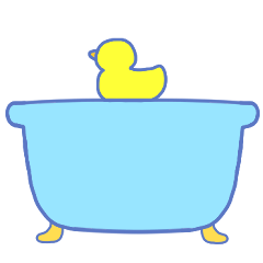 Duck and bath