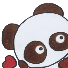Panda One person's Valentine