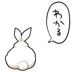 talking rabbit's bottom