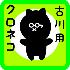 black cat sticker for furukawa