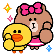 CHOCO & SALLY Funny Animation Sticker