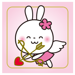 LOVE!! cute White Rabbit