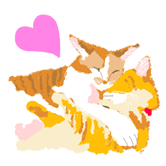 The Tangy Cute Cat Stickers