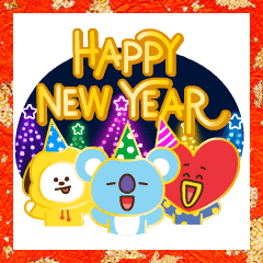 BT21 New Year's Animated Stickers