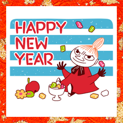 Moomin: New Year's Animated Stickers