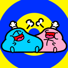 It moves! Male & Female's Sticker[cook]