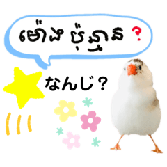 鳥博士のスタンプ5〜Khmer&Japanese〜