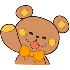 Nuikuma-chan's greeting sticker