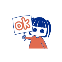 girl with a sign