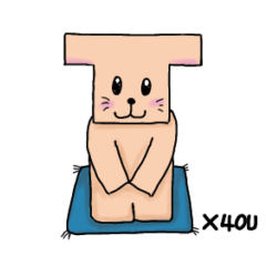 Bow-wow LINE stickers designed by X4OU