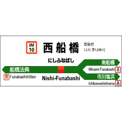 Station Name Label Of Musashino Keiyo