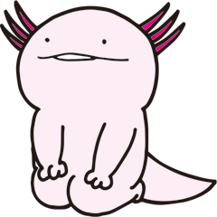 Axolotl and Jellyfish -Daily2-
