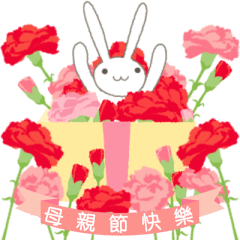 【台湾版】母親節快樂! ウサギ