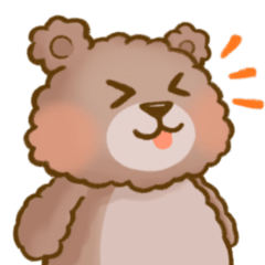 Q Bear-Tribute to LINE's first stickers
