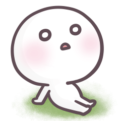 [100% Every day]Cute Sticker -Lethargy-