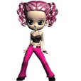 Pinky Girl : Animated