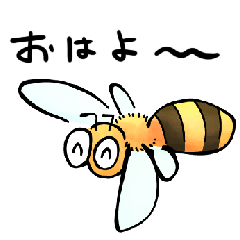 Bees_Mitchan_Sticker