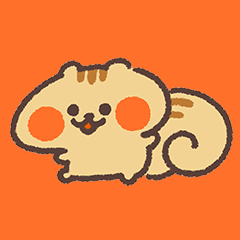 まったリス