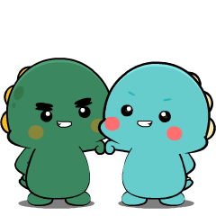 Grumpy dino 5 (ENG) : Animated Stickers