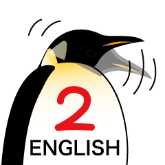 Dandy penguin's sticker in English 2